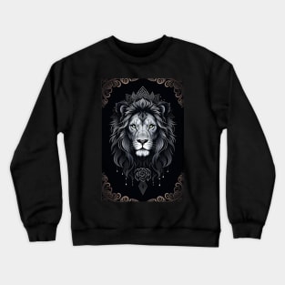 The royal  of the Lion. AI generated illustration. Crewneck Sweatshirt